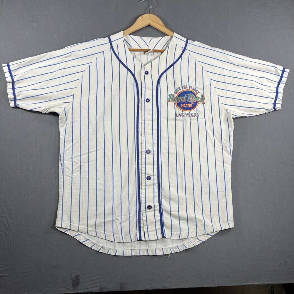 Vintage Hard Rock Cafe Las Vegas Jersey Classic Collection Mens XL Made In USA
